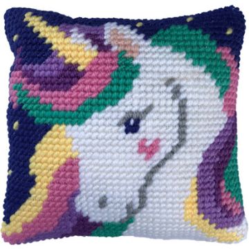 Ladybird Stickkissen Sternenlicht Einhorn 22x22 cm