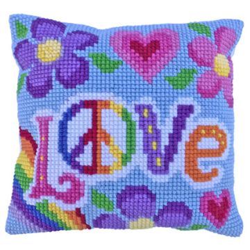 Ladybird Stickkissen Liebe immer 40x40 cm