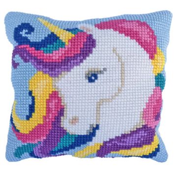 Ladybird Stickkissen Einhorn 40x40 cm