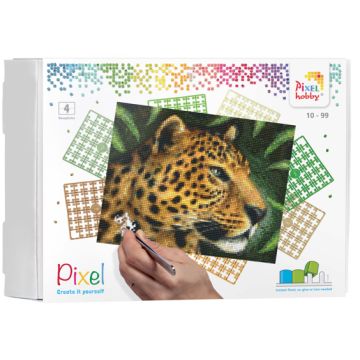 Pixel Leopard 25,4x20,3 cm 1 Stück