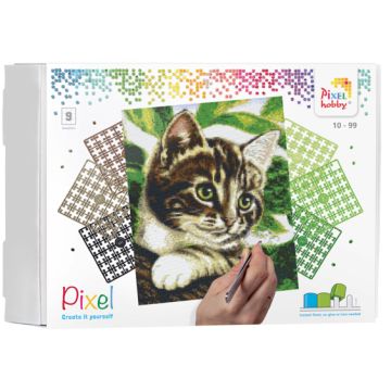 Pixel Katze 30,5x38,1 cm 1 Stück