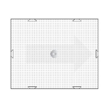 Pixel Grundplatte transparent 12,6x10,1 cm 1 Stück