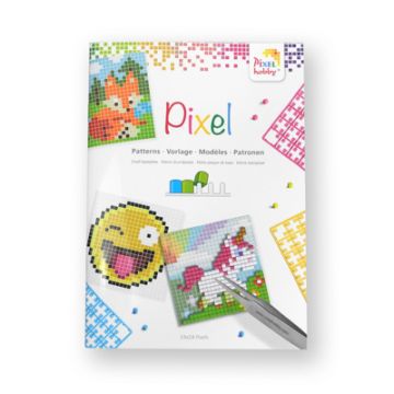 Pixel Vorlagenheft für kleine Grundplatten 24x24 Pixel 1 Stück