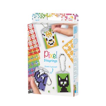 Pixel Medaillon Set Tiere 1 Stück