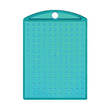 Pixel Medaillon türkis