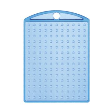 Pixel Medaillon blau 1 Stück