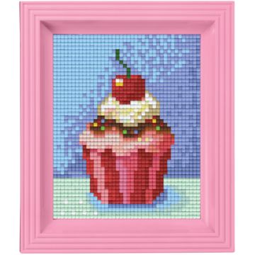 Pixel Geschenkverpackung Cupcake 1 Stück