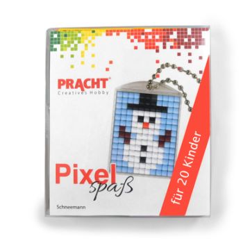 Pixel Set für 20 KinderMotive Schneemann 1 Set