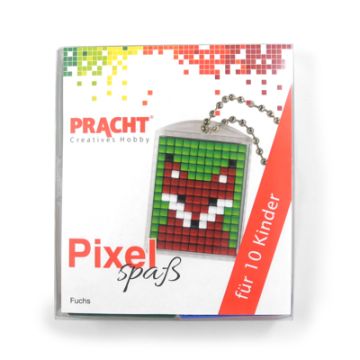 Pixel Set für 10 Kinder Motiv Fuchs 1 Set