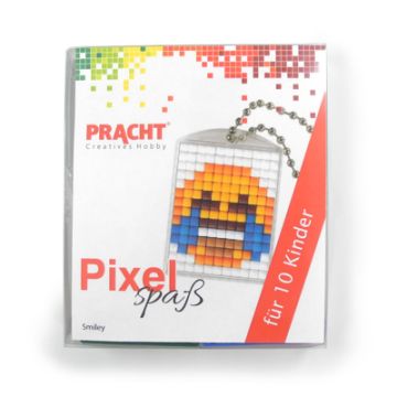 Pixel Set für 10 Kinder Motiv Smilie 1 Set