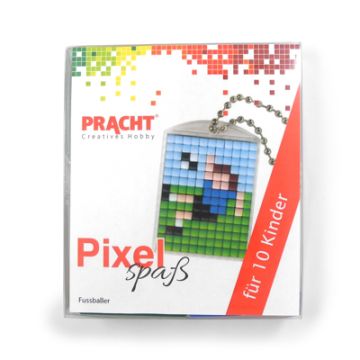 Pixel Set für 10 Kinder Motiv Fußball 1 Set