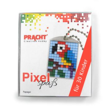 Pixel Set für 30 KinderMotive Papagei 1 Set