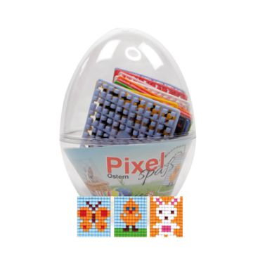 Pixel Set im Ei Ostern 120x90 mm 1 Set