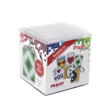 Pixel Bastelset 52 6 Medaillons / Love