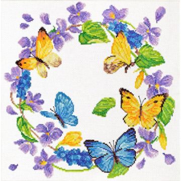 Ladybird Stickset Sommerkranz 29,2x30 cm