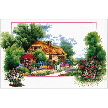 Ladybird Stickset Englische Cottage Lane 42x25 cm