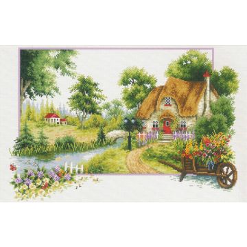 Ladybird Stickset Ferienhaus 46x31 cm