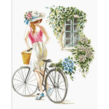 Ladybird Stickset Fahrrad Mädchen 43 x 51 cm