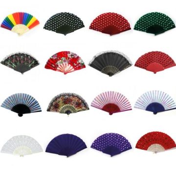 Handfächer, Fächer Taschenfächer Windfächer Stofffächer Sommerfächer Klappfächer