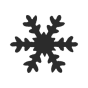 Schneeflocke fein