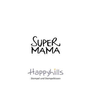Stempel Super Mama AA SUM 1,85x3 cm 1St 00410120-00001 4260452464386  