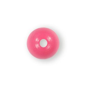 Holzperle rund rosa 12 mm Lochgröße 2,5 mm 0850-12115 4016490042143  