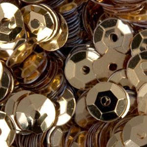 Paillettenschüssel goldfb. 6 mm 0872-06936 4016490640202  