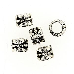 Metall Zwischenteil altplatin 9x7 mm Lochgröße 5 mm 50St 4847-03951 4016490270676  