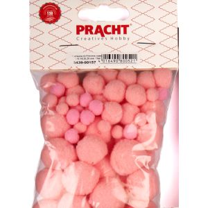 Pompons Größenmix rose 7,10,15,20,25 mm 70 St 5439-00157 4016490  