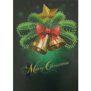 Diamond Painting Grußkarte Merry Christmas 18x13 cm 6026-18271 4016490892090  