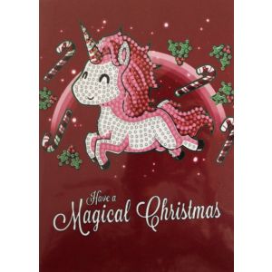 Diamond Painting Grußkarte Have a Magical Christmas 18x13 cm 6026-18311 4016490892137  