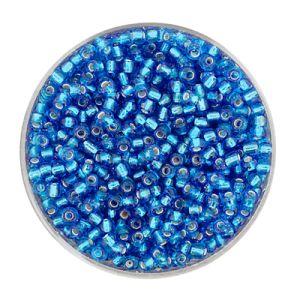 Rocailles blau silbereinzug 2,6 mm 17 gr 9662-444 4016490395096  
