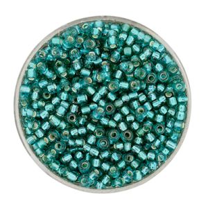 Rocailles emerald silbereinzug 2,6 mm 17 gr 9662-644 4016490393283  