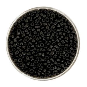 Rocailles schwarz glänzend 2,6 mm 17 gr 9662-834 4016490388661  
