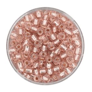 Rocailles rosa silbereinzug 4 mm 17 gr 9662-924 4016490585558  