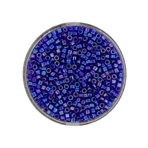 hochw. jap. Delica Beads cobalt blue AB 2,2 mm 10 gr 9664-1034 4016490533009  