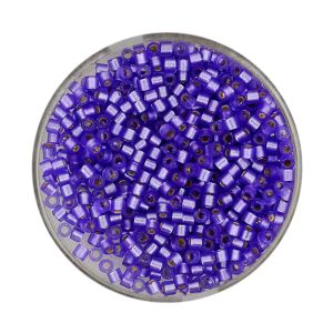 hochw. jap. Delica Beads silverlined purple 2,2 mm 7 gr 9664-1134 4016490533511  