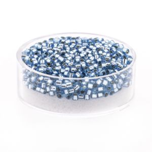 hochw. jap. Delica Beads silverlined aqua 2,2 mm 9 gr 9664-894 4016490532491  