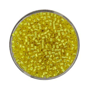 hochw. jap. Delica Beads silverlined yellow 2,2 mm 9 gr 9664-934 4016490532705  