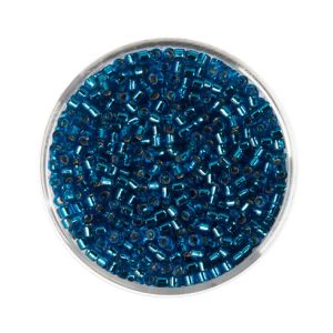 hochw. jap. Delica Beads silverlined blue 2,2 mm 9 gr 9664-944 4016490532736  