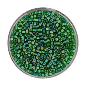 hochw. jap. Delica Beads green AB transparent 2,2 mm 10 gr 9664-964 4016490532798  