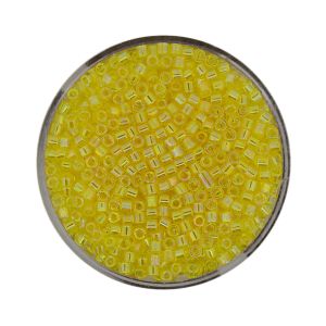 hochw. jap. Delica Beads yellow AB transparent 2,2 mm 10 gr 9664-984 4016490532859  