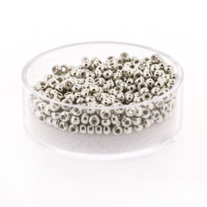 Jap. Miyukirocailles metallic silver 2,5 mm 7 gr 9674-064 4016490812425  