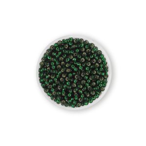 Jap. Miyukirocailles silverlined emerald 2,5 mm 12 gr 9674-634 4016490814443  