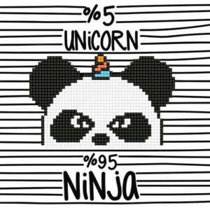 DIAMOND DOTZ Ninja Panda 20,3x20,3 cm 2St DD-50481 4897073248349  