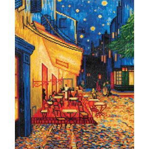 DIAMOND DOTZ Café at Night Van Gogh 42x52 cm 1St DD10-005 4897073240923  