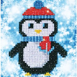 DIAMOND DOTZ Christmas Penguin Picture 13,5x13,5 cm 3St DD2-023 4897073240428  