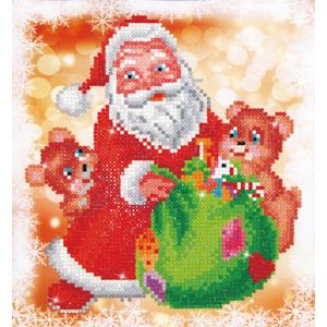 DIAMOND DOTZ Santa & Teddies 23x25 cm 2St DD3-011 4897073240619  