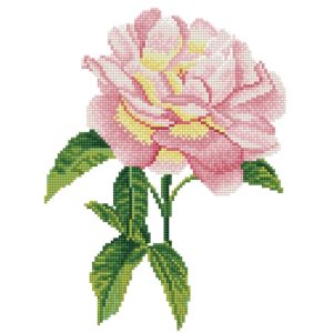 DIAMOND DOTZ Pink rose 27,7x35,7 cm 2St DD5-069 4895225914968  