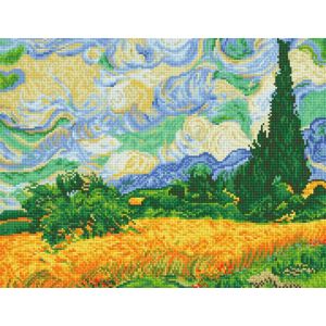 DIAMOND DOTZ Wheat Fields (Van Gogh) 51x39 cm 1St DD9-024 4897073244259  